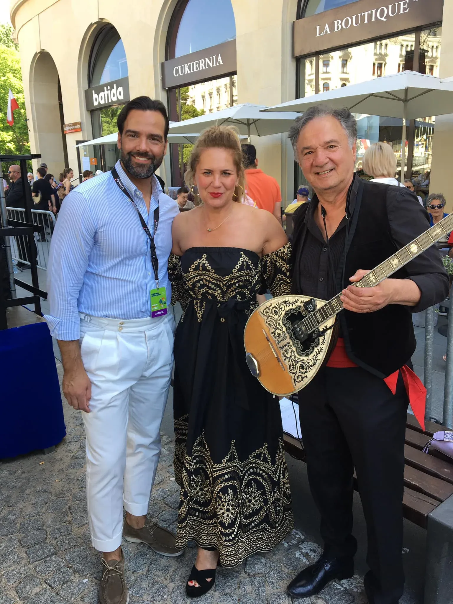 Mythos ensemble during Greek music concert