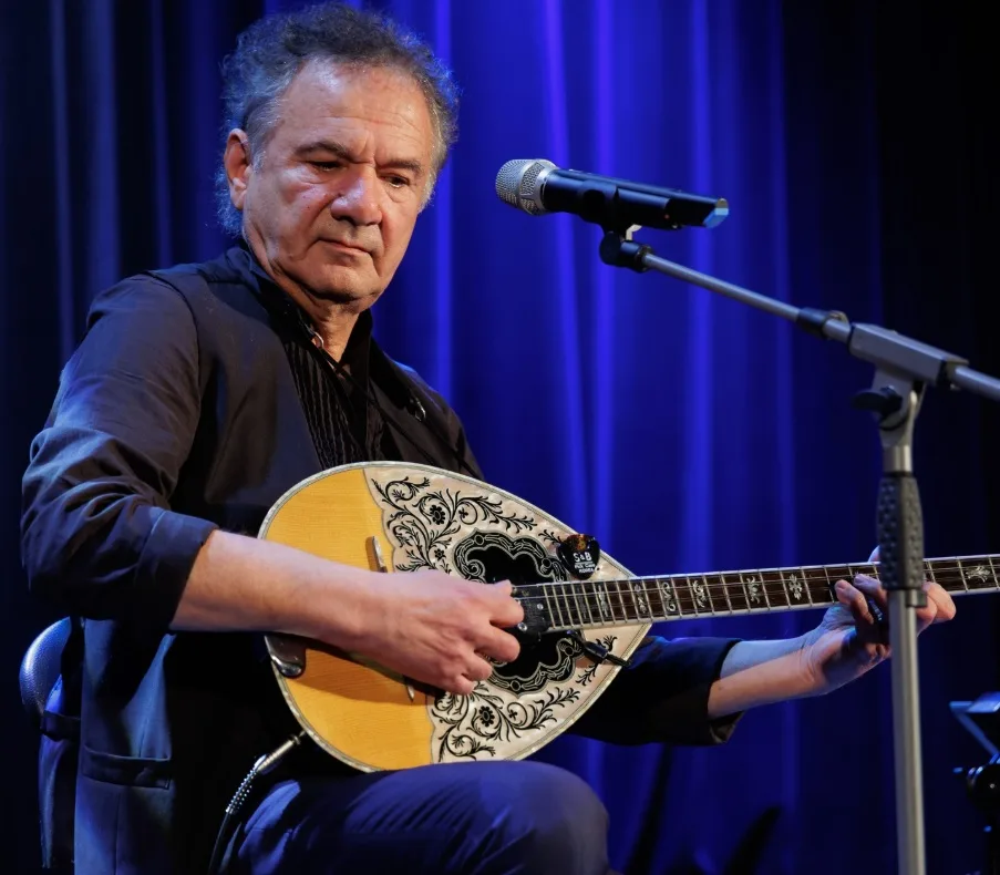 Mythos Greek band at open-air event